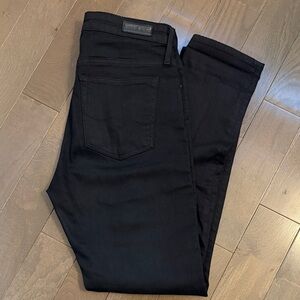 AG Adriano Goldschmied High Rise Stevie Ankle Women's Black Skinny Jeans